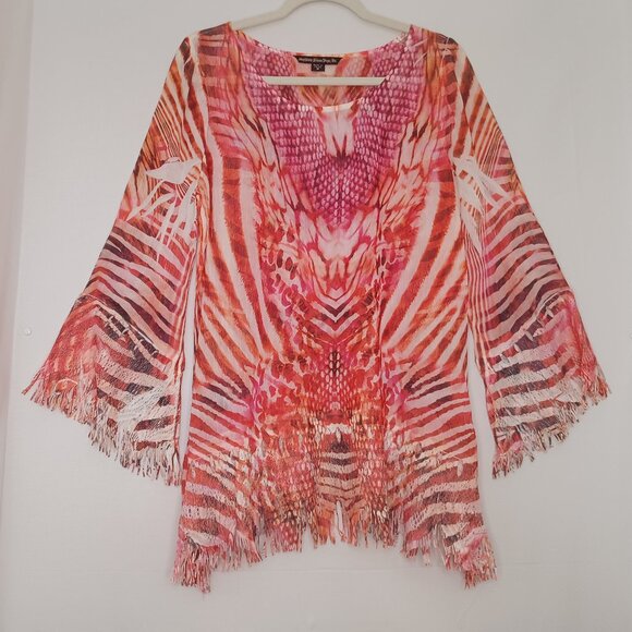 Mushbaby Sienna Rose Lightweight Sheer Animal Print Size Medium - Picture 1 of 11